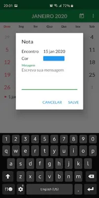 Brazil Calendar android App screenshot 0